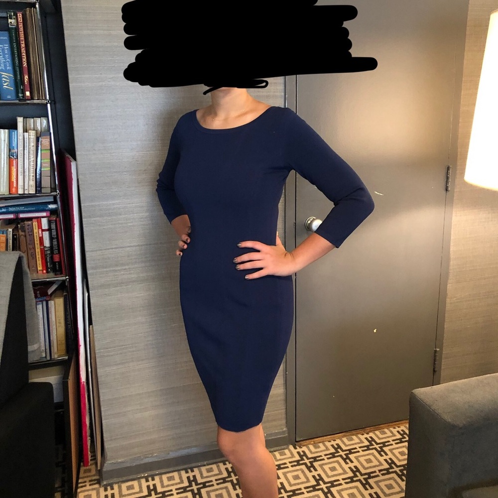 Beautiful Vintage Reiss Blue Dress - Picture 2 of 6